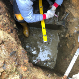 Construction d'un Mur de Soutènement en Blocs de Béton pour un Terrain en Pente Tulle